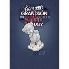 From Your Grandson Me to You Bear Fathers Day Card Image Preview